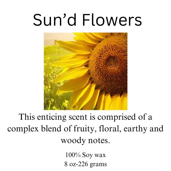 Sun’d Flowers Candle