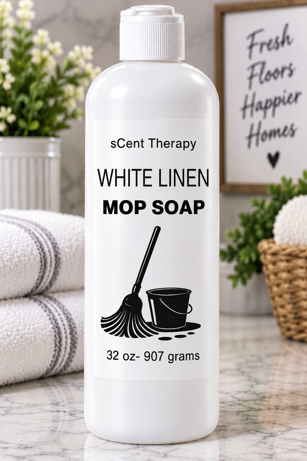 White Linen Mop Soap