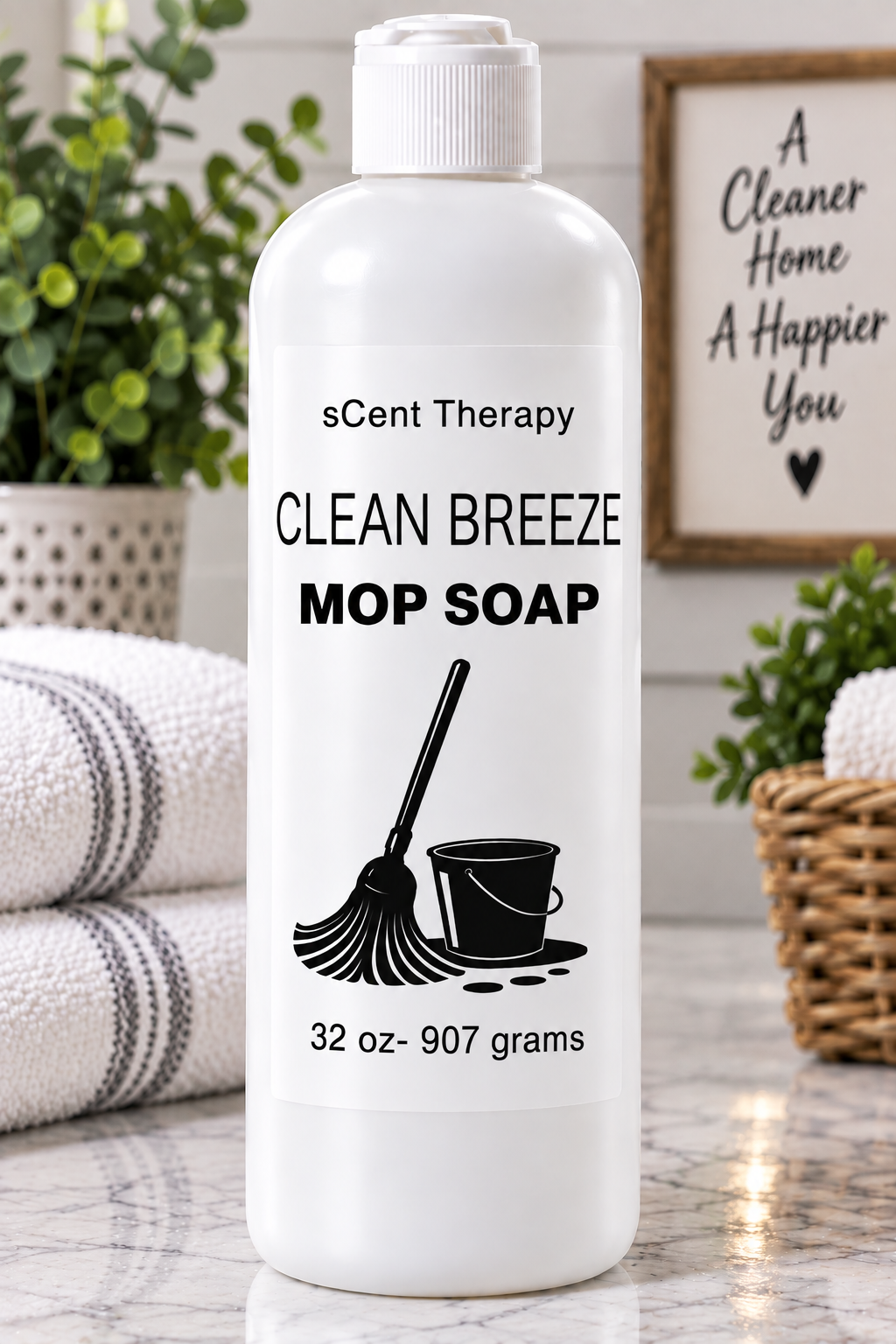 White Linen Mop Soap
